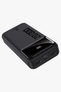 C63s Volcano Punch Series 20000 mAh Power Bank — Black