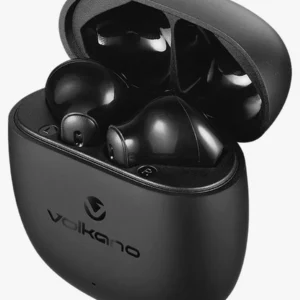 C63s Volkano Sleek Series True Wireless Earphones — Black