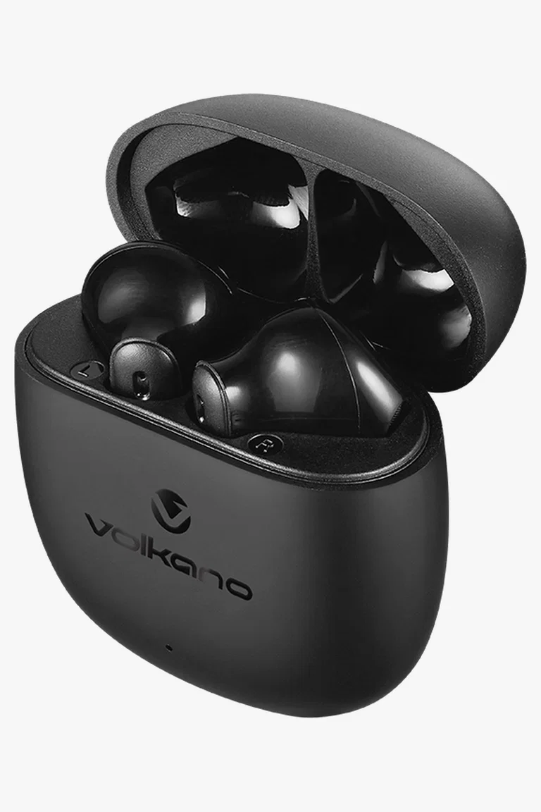 C63s Volkano Sleek Series True Wireless Earphones — Black