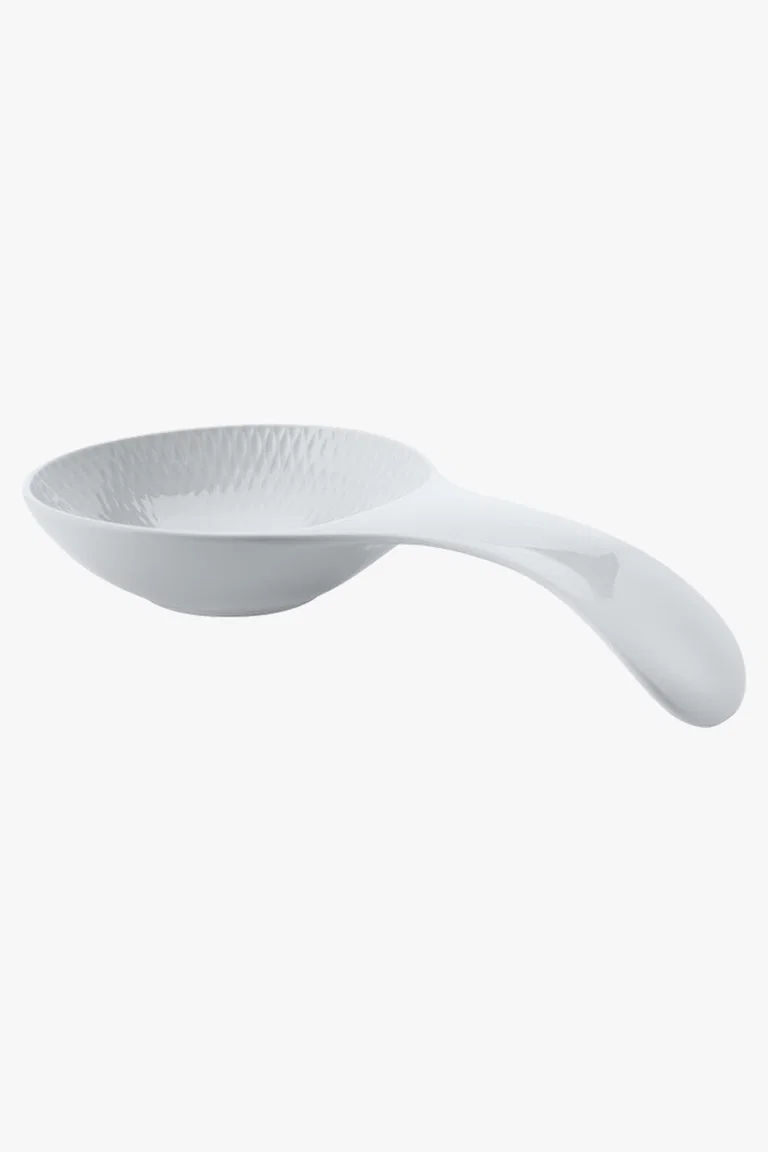 C63s White Basics Diamonds Spoon Rest — White