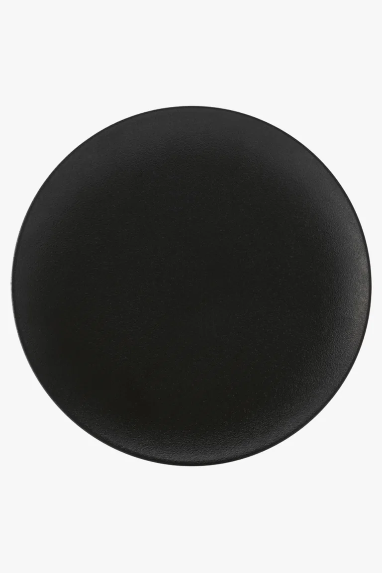 C63s Caviar Round Platter — Black
