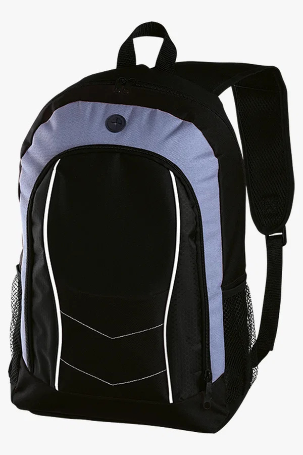 C63s Arrow Design Backpack with Front Flap — Black C63s Arrow Design Backpack with Front Flap — Black