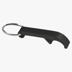 C63s Metal Bottle Opener Keychain — Black