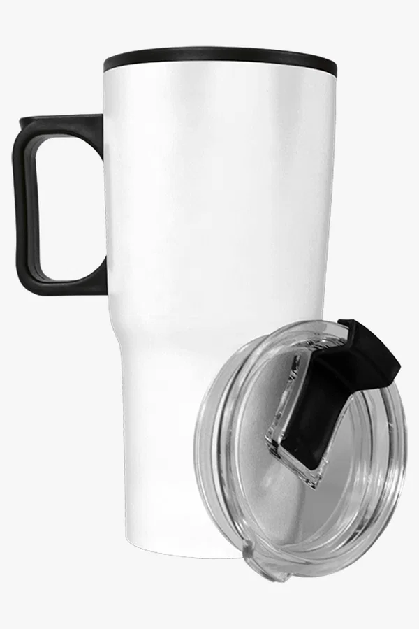 C63s 600ml Travel Mug — White