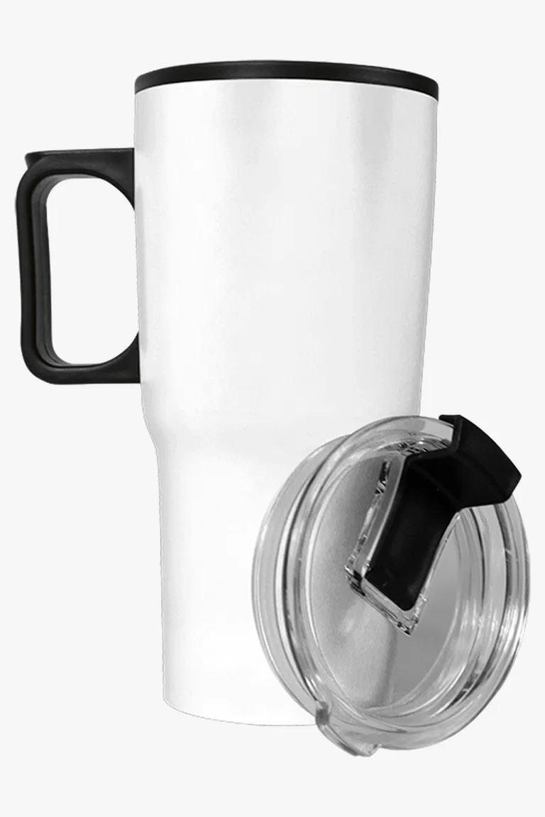C63s 600ml Travel Mug — White