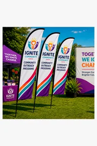 C63s Wind Cheather Banners Deluxe Double Sided Digital — Standard
