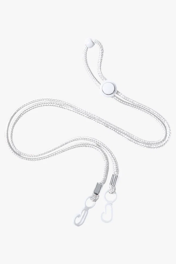 C63s Mask Holder Lanyard Menfix — White