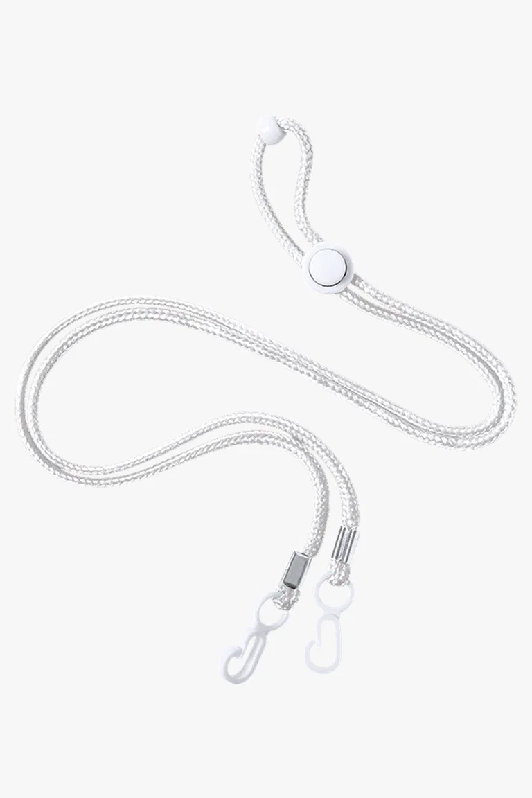 C63s Mask Holder Lanyard Menfix — White