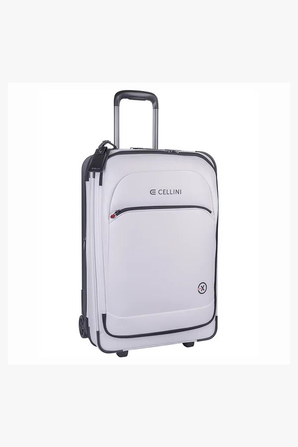 C63s Cellini Pro X Medium 4 Wheel Trolley Case — White