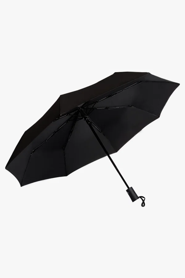 C63s Deluxe Compact Umbrella — Black