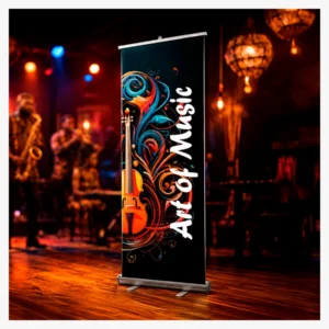 C63s Econo Pull-Up Banner — Standard