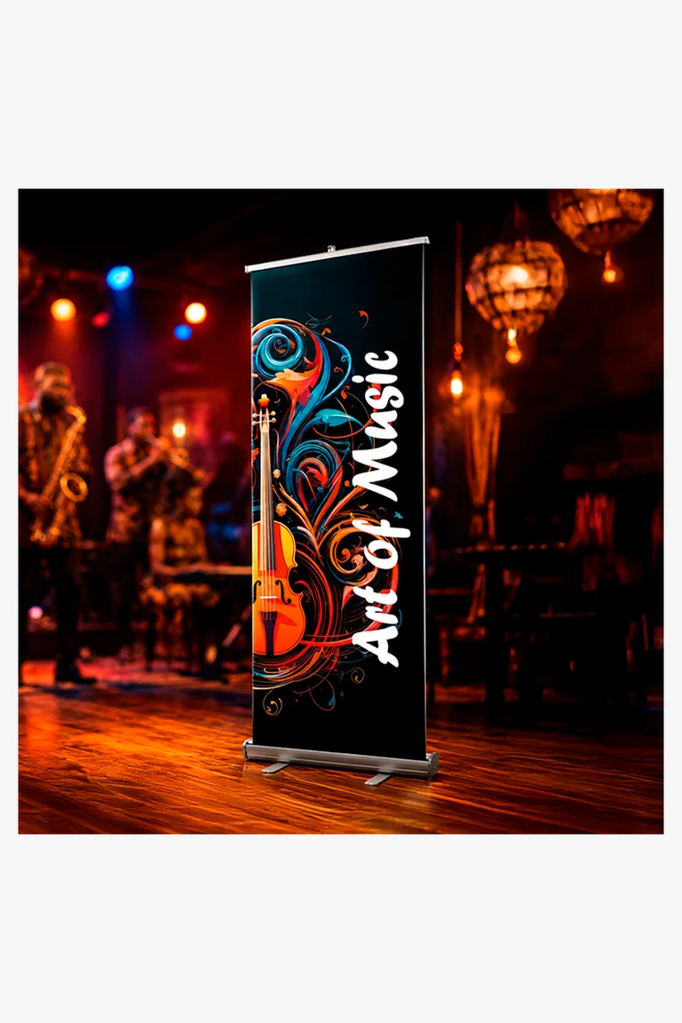 C63s Econo Pull-Up Banner — Standard