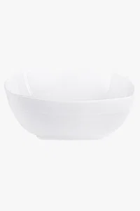 C63s Arctic White Square Bowl — White
