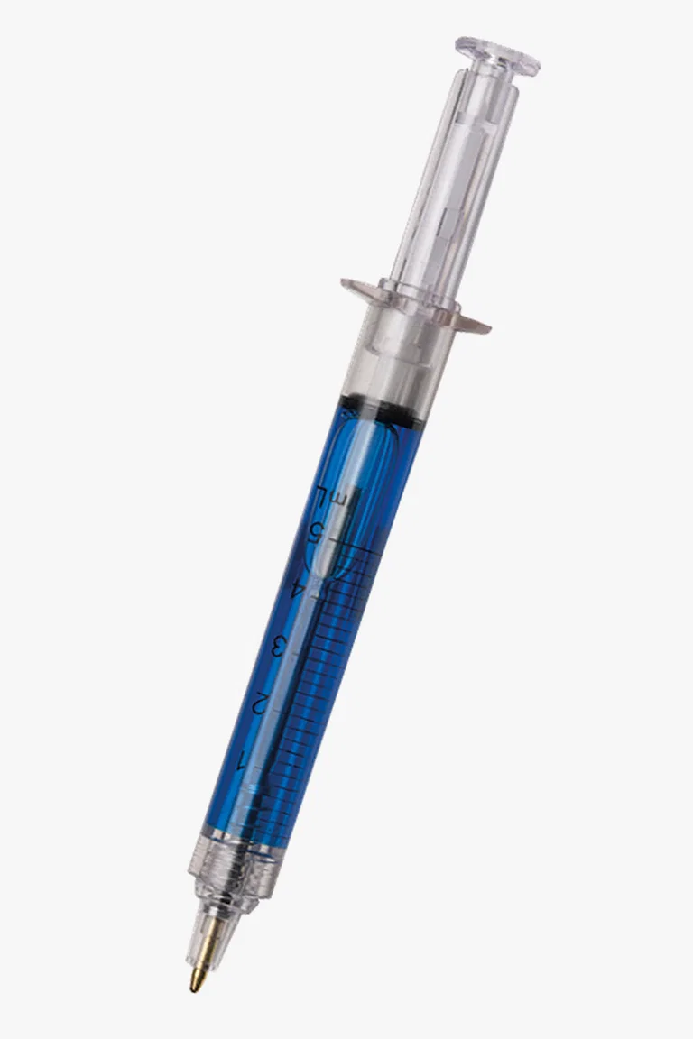 C63s Syringe Design Ballpoint Pen — Pale Blue