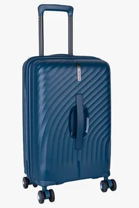 C63s Cellini Xpedition Carry On Trolley Trunk Case — Navy