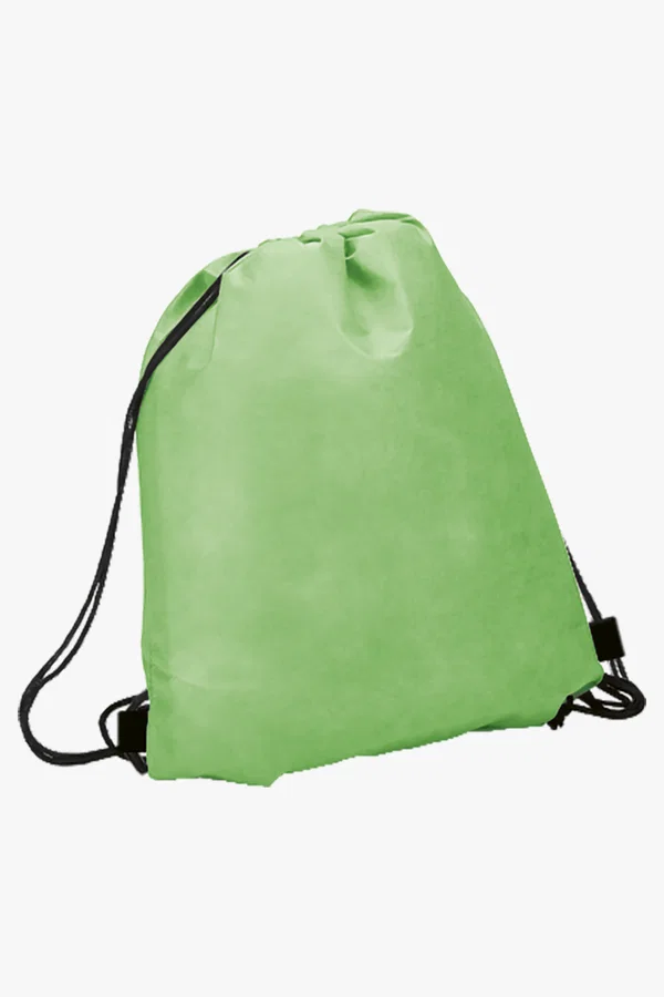 C63s Drawstring Bag Non-Woven — Lime