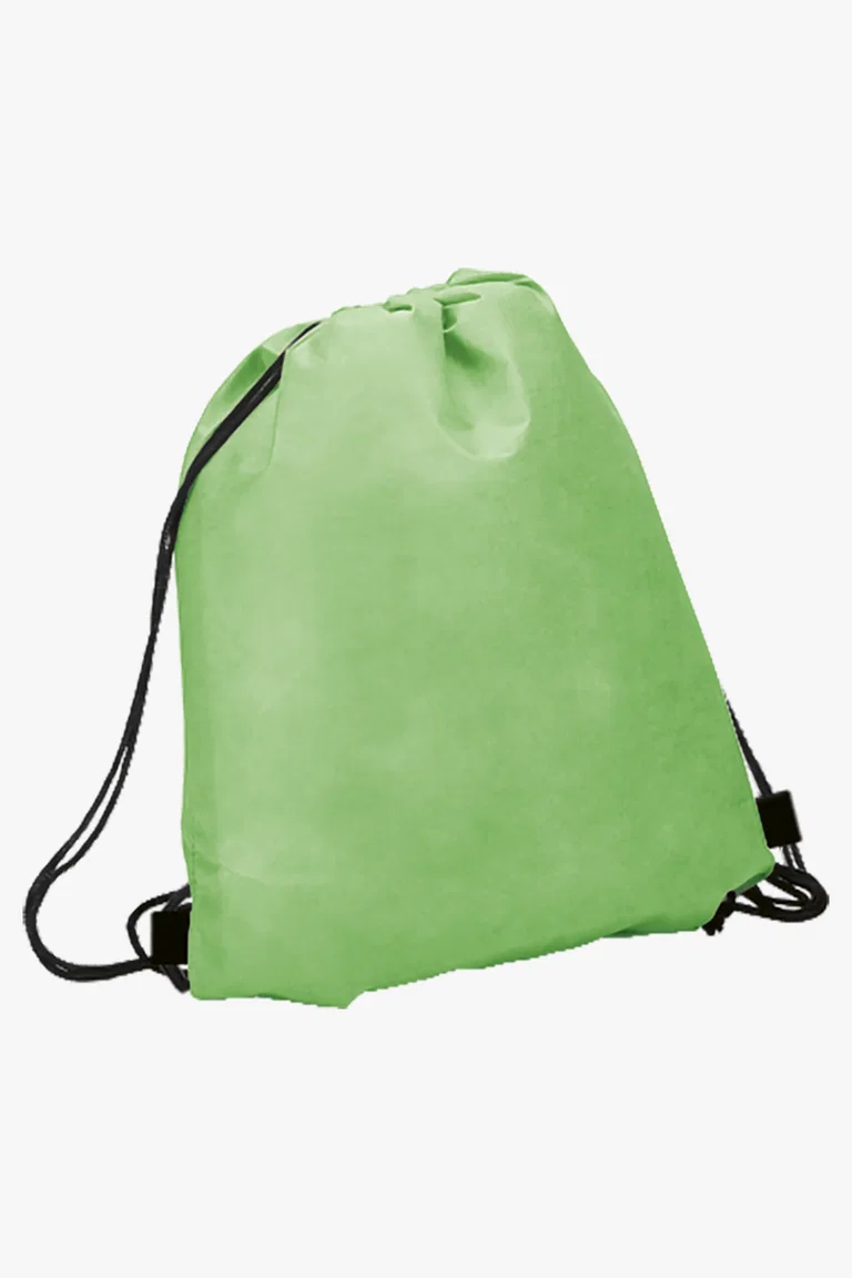 C63s Drawstring Bag Non-Woven — Lime