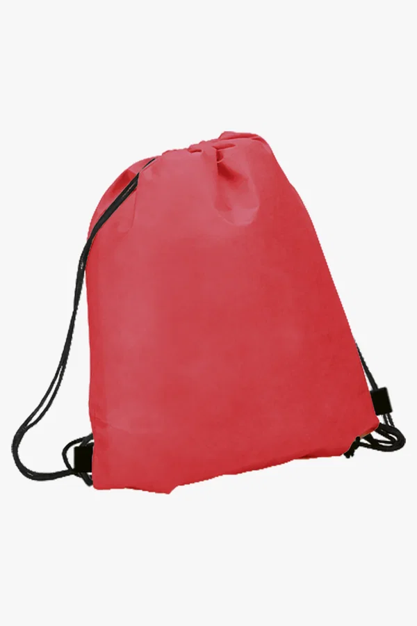 C63s Drawstring Bag Non-Woven — Red