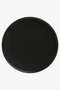 C63s Caviar High Rim Plate — Black