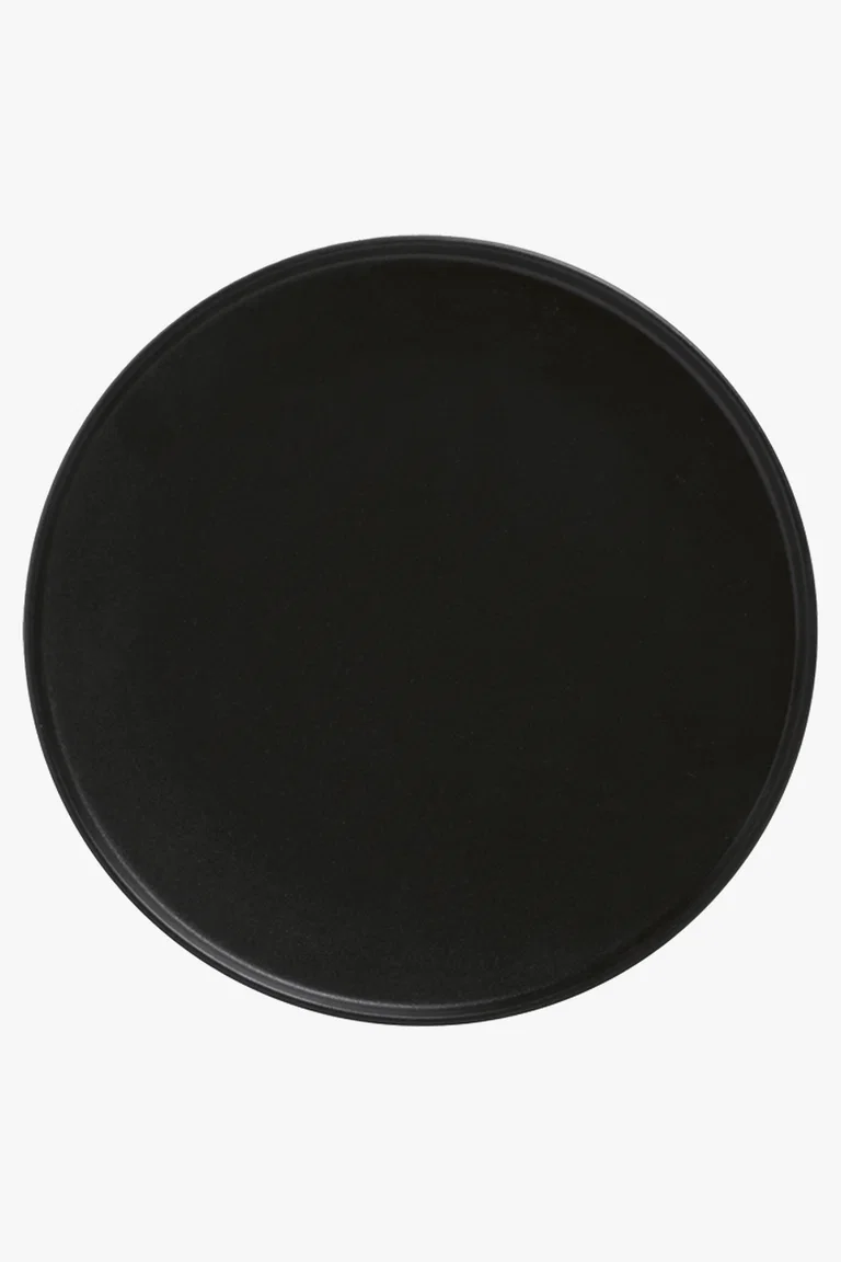 C63s Caviar High Rim Plate — Black
