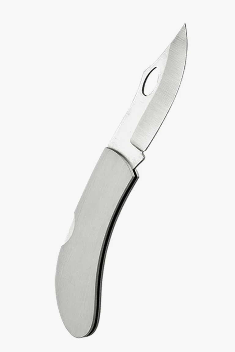 C63s Lockback Knife — Silver
