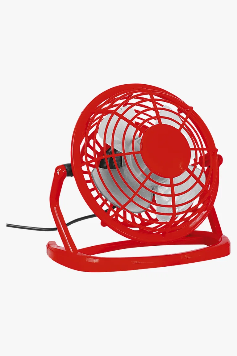 C63s Desk Fan — Red