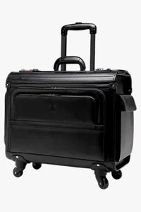 C63s Pilot Case With 4 Wheels New Line — Black