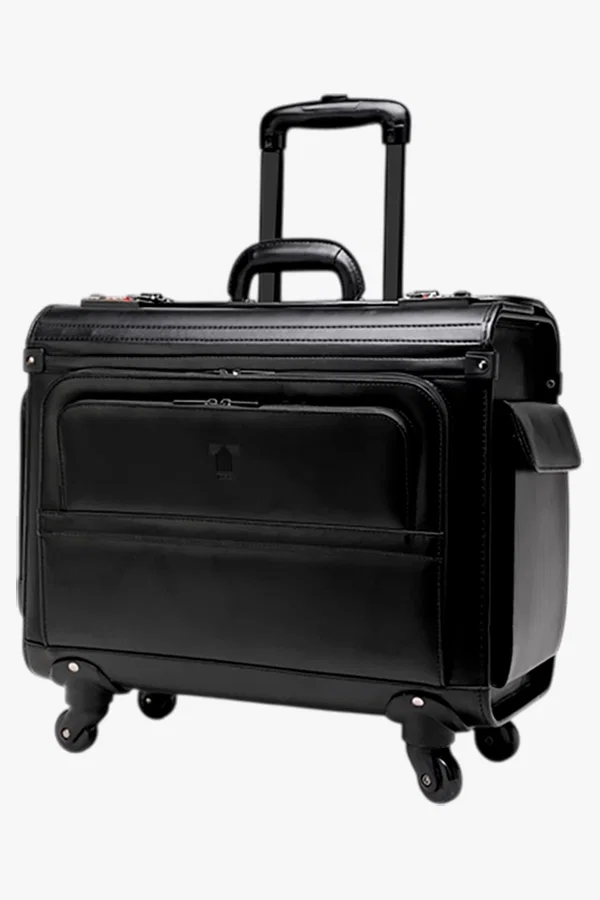 C63s Pilot Case With 4 Wheels New Line — Black