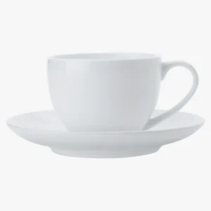C63s Cashmere Round Demi Cup and Saucer 100ml — White