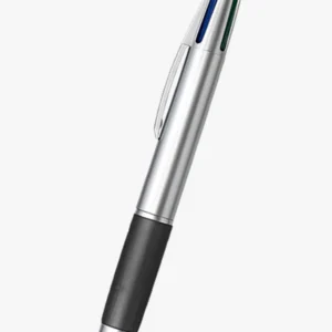 C63s 4 Colour Ballpoint Pen with Rubber Grip — Black