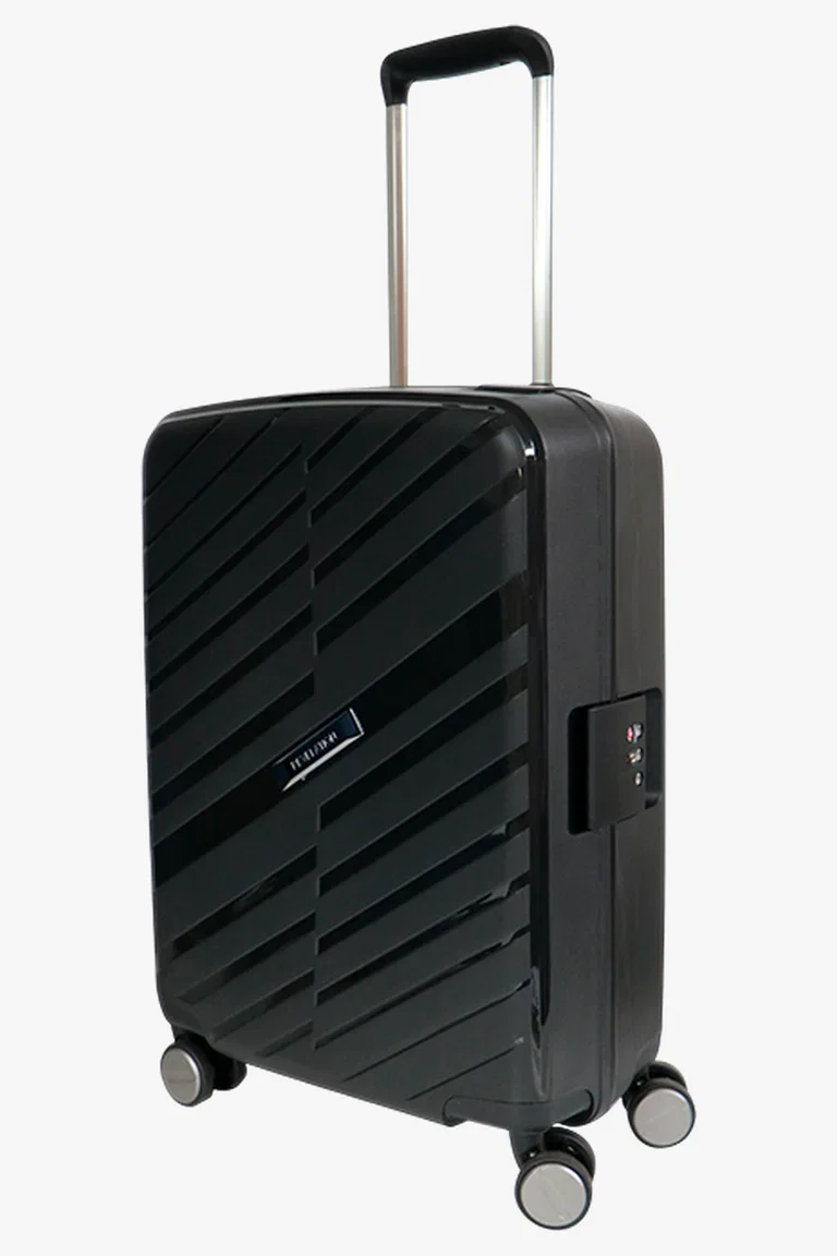 C63s Quinn Carry On Trolley Case — Black