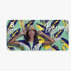 C63s XL Sublimated Beach Towel — Mix