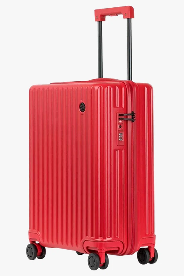 C63s Conwood Vector 55cm 100% Pc Carry On Trolley Case — Red C63s Conwood Vector 55cm 100% Pc Carry On Trolley Case — Red