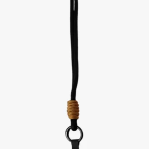 C63s Cellphone Double Rope Wrist Lanyard — Black