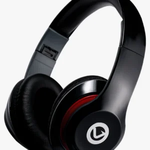 C63s Volkano Falcon Series Headphones with Mic — Black
