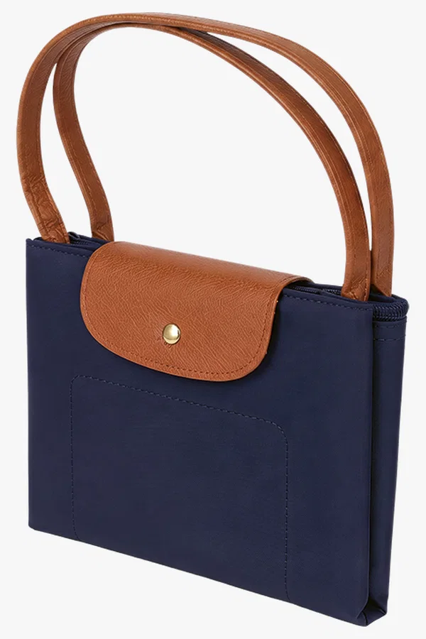 C63s Essence Foldable Tote Bag Large — Navy