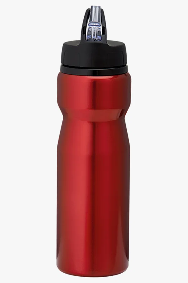 C63s 750ml Aluminium Water Bottle with Carry Handle — Red