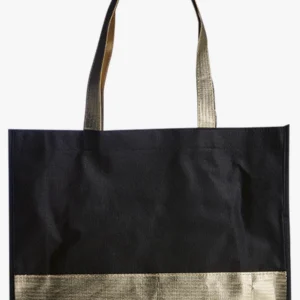 C63s Non-Woven Glamour Shopper — Gold