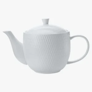 C63s White Basics Diamonds Teapot 800ml — White
