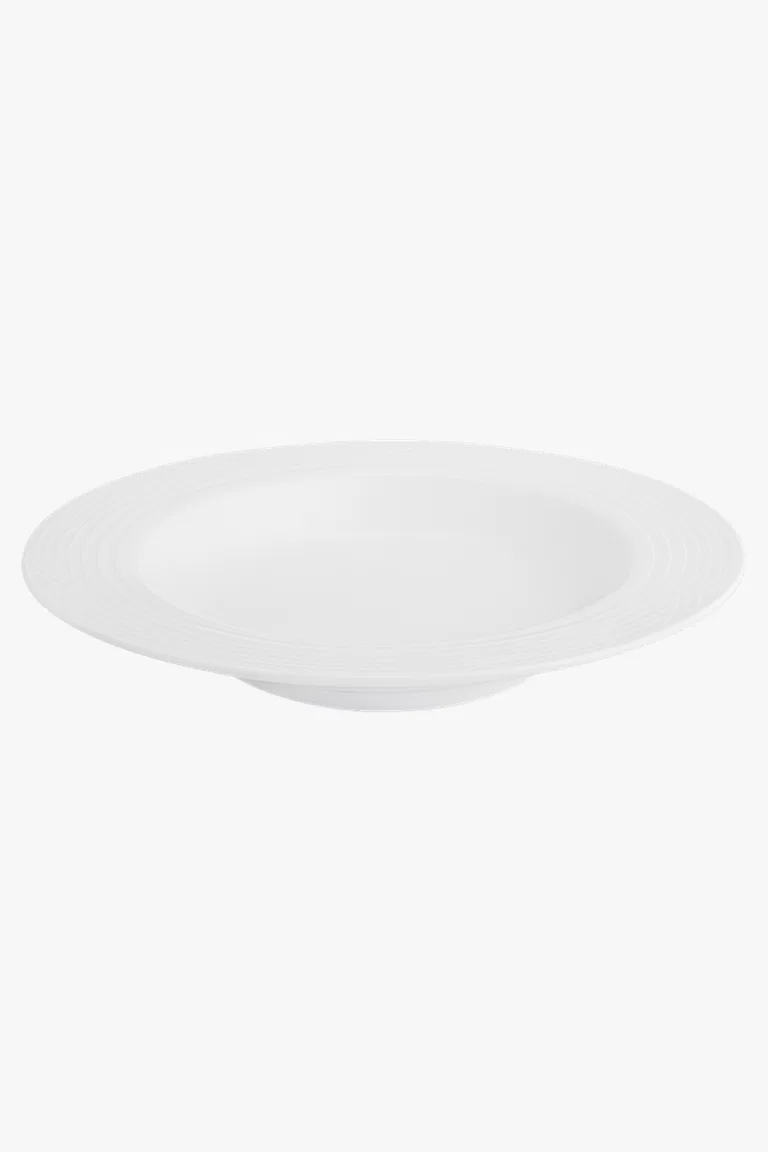 C63s Arctic White Pasta Plate — White