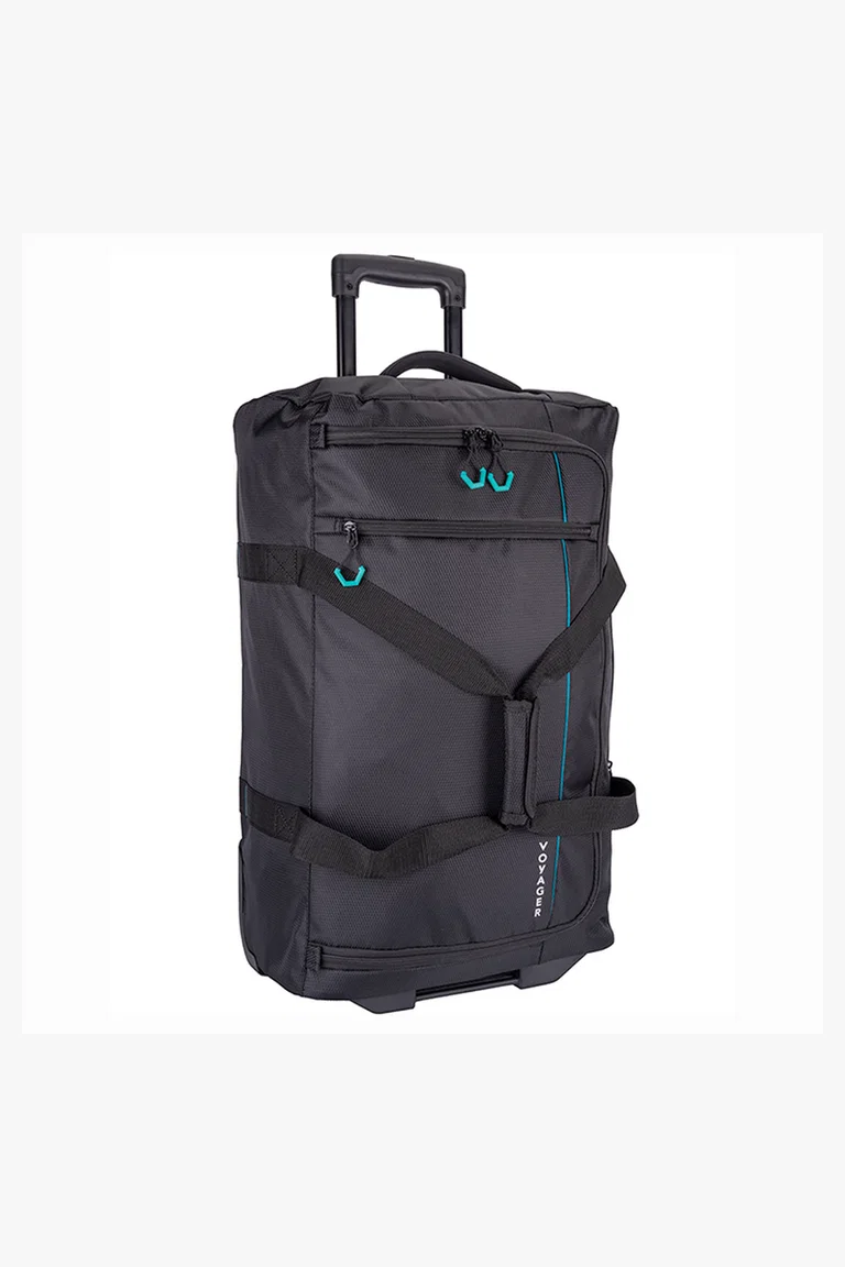 C63s Voyager Trek Medium Trolley Duffel — Black