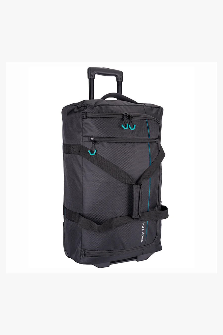C63s Voyager Trek Medium Trolley Duffel — Black