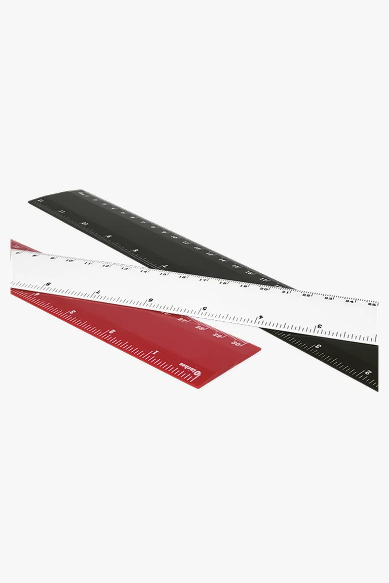 C63s 30cm Plastic Ruler — Blue