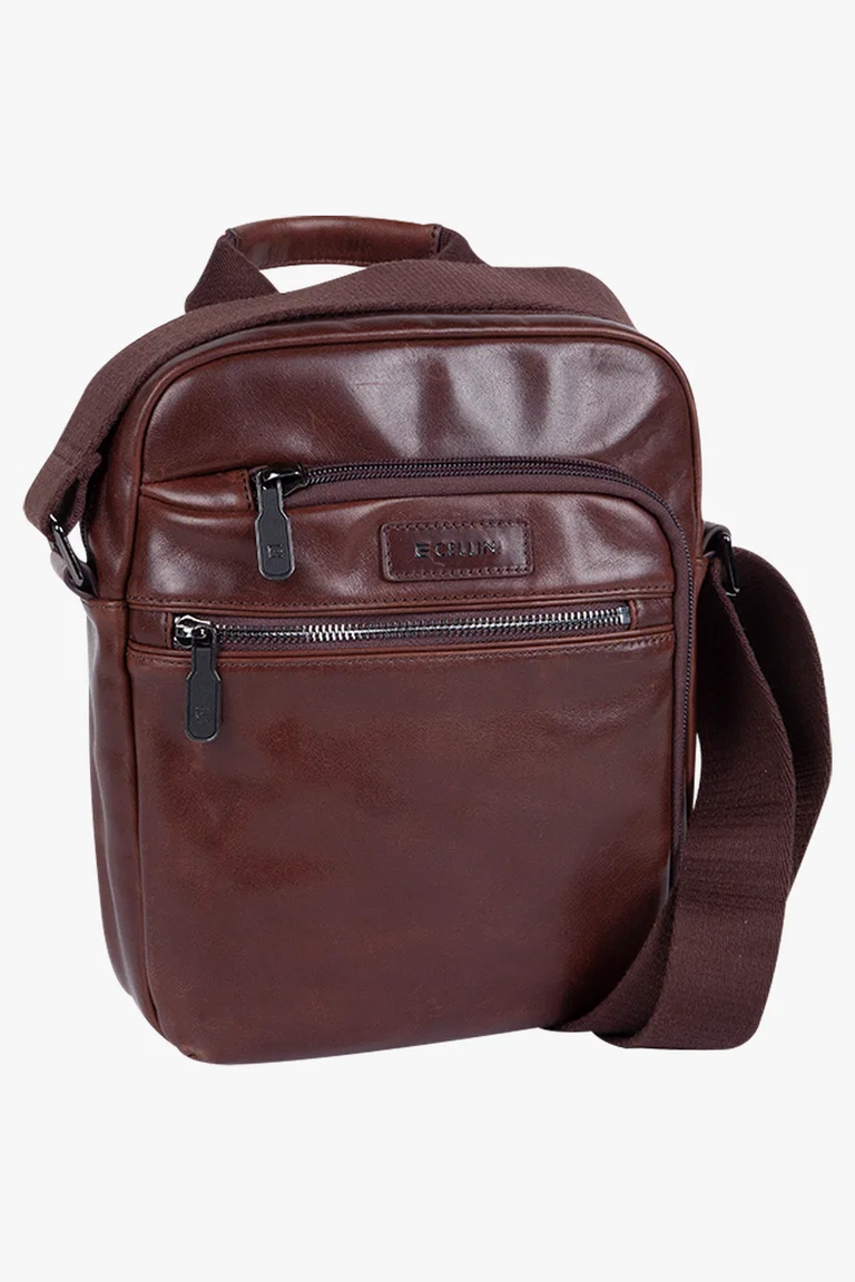 C63s Cellini Infinity Crossbody Sling With Scanstop — Brown