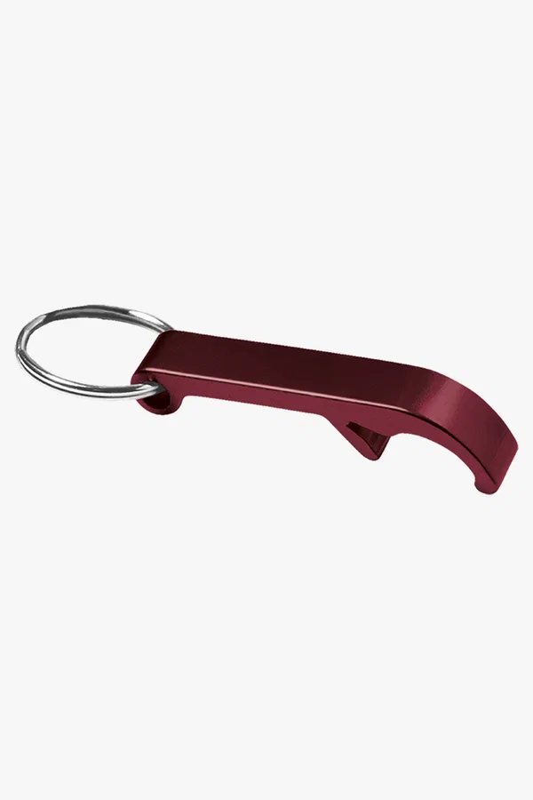 C63s Metal Bottle Opener Keychain — Red