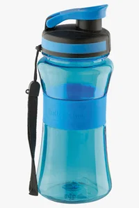 C63s 500ml Silicone Band Water Bottle — Blue