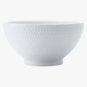 C63s White Basics Diamonds Rice Bowl — White