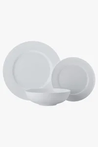 C63s Cashmere Villa Rim Dinner Set 12 Piece — White