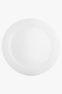 C63s Arctic White Round Platter — White