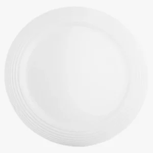 C63s Arctic White Round Platter — White
